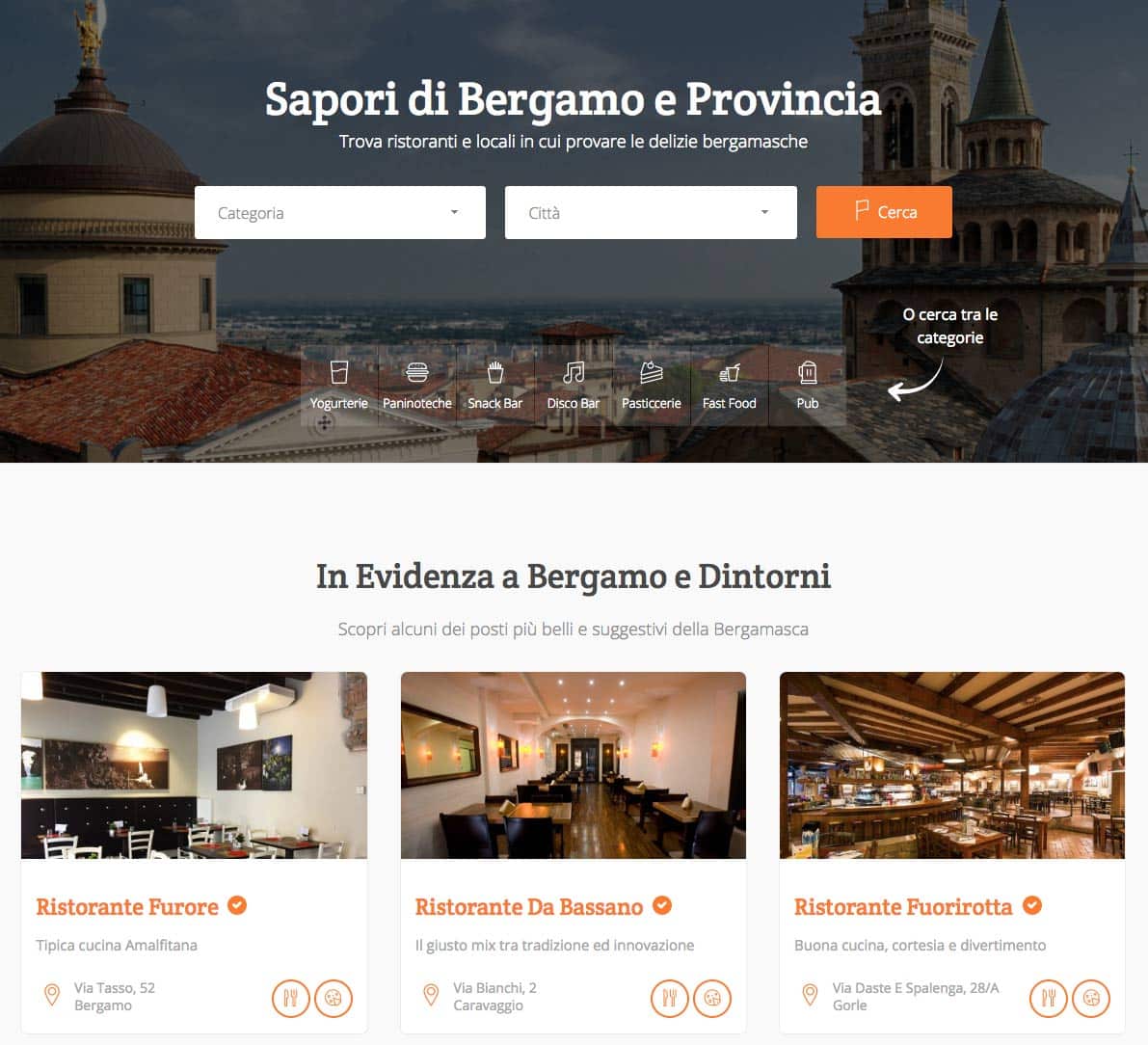 Promozione Bergamo a tavola