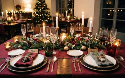 Natale e Capodanno al ristorante: la guida alla mise en place delle feste